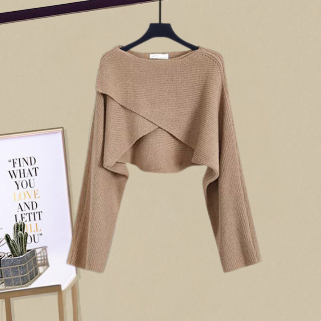 Elly™ | Chic Klänning med Toppset