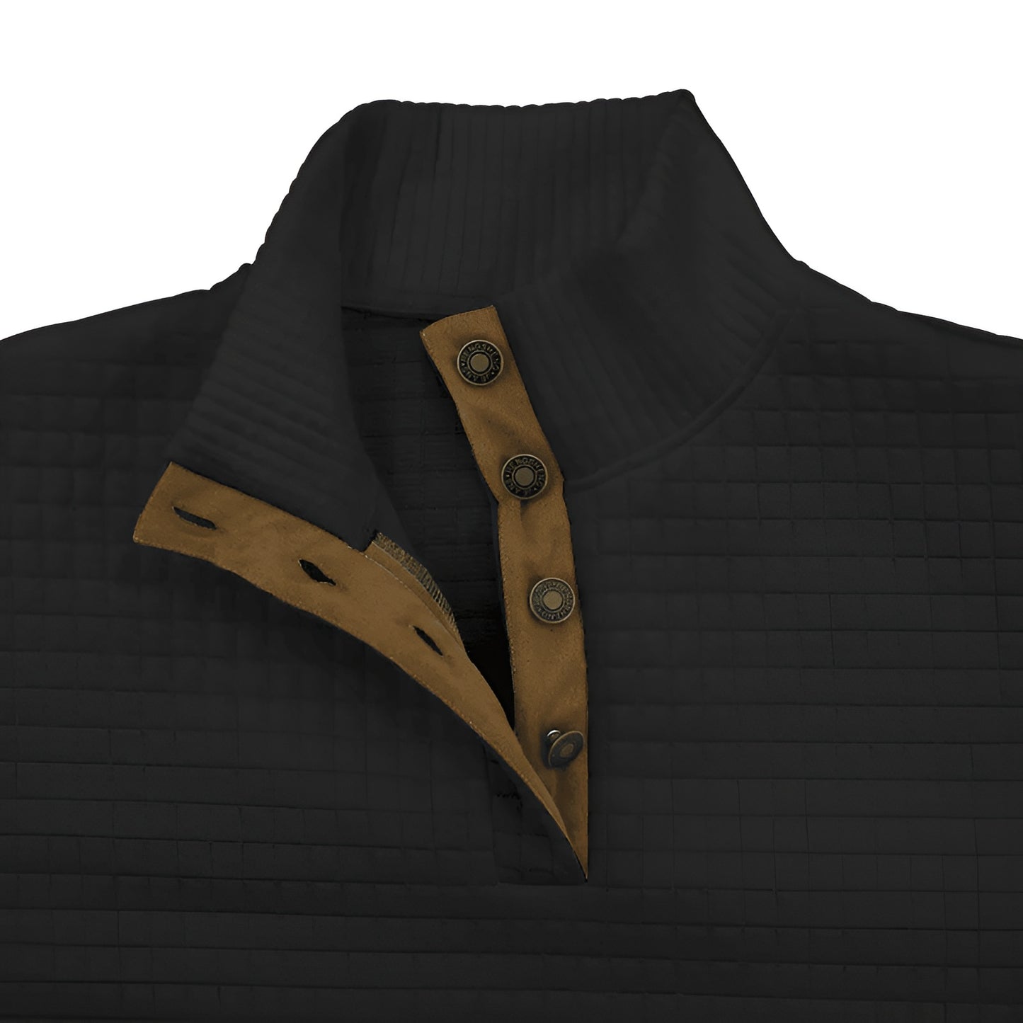 Olov™ | Rutig Knapp-tröja