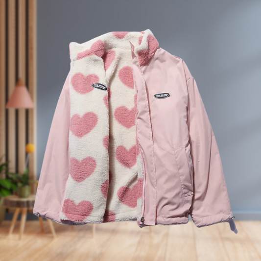 Iris™ | Trendigt Dubbelsidig Hjärtkappa