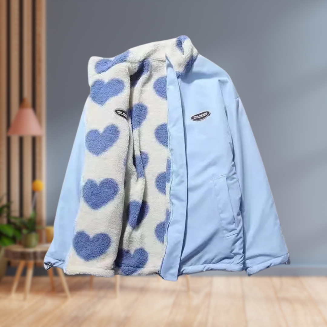 Iris™ | Trendigt Dubbelsidig Hjärtkappa