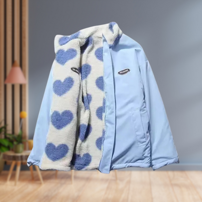 Iris™ | Trendigt Dubbelsidig Hjärtkappa