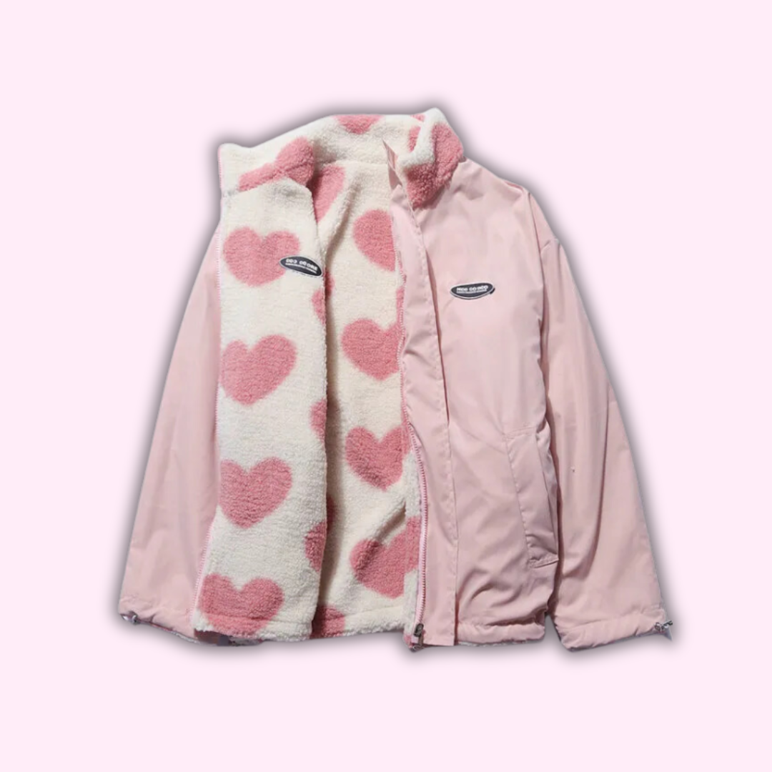 Iris™ | Trendigt Dubbelsidig Hjärtkappa