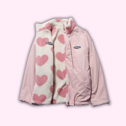 Iris™ | Trendigt Dubbelsidig Hjärtkappa