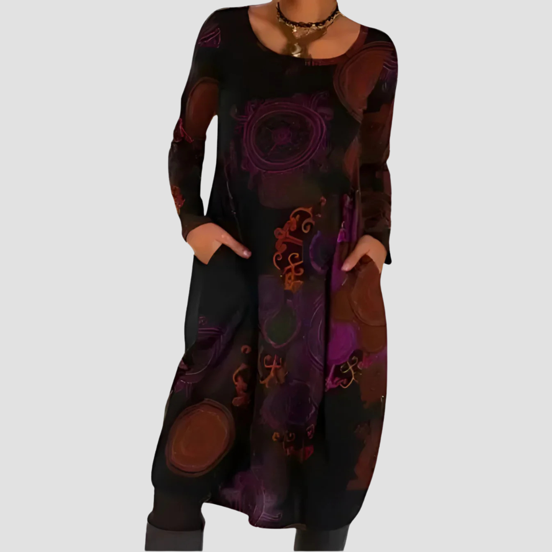 Tilly™ | Vinterklänning med bohemisk elegans