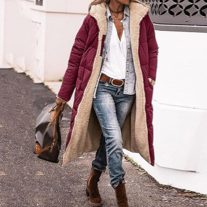 Zoe™ | Trendig Vändbar Långjacka