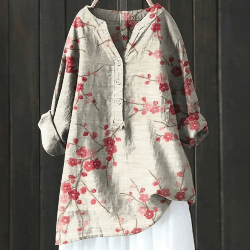 Elena™ | Blommig Blus (50% Rabatt)